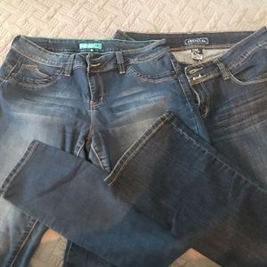 sz 13 Ymi skinny jeans and Frenzy boot cut Jeans